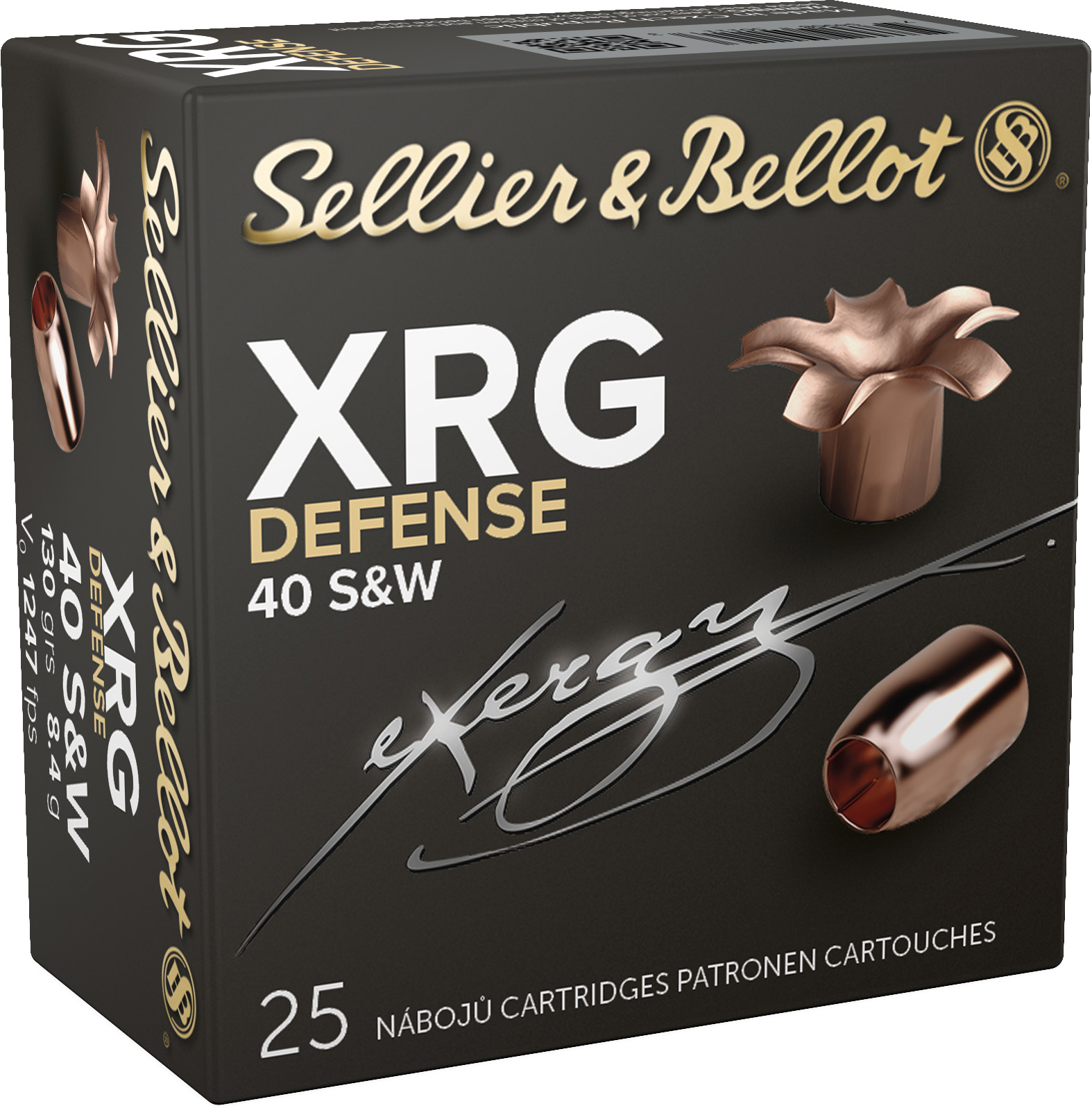 S&B 40SW 130GR XRG 25RD