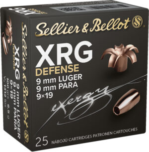 S&B 9MM 100GR XRG 25RD